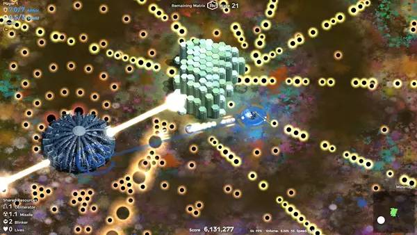 Момент активного игрового действия Devader