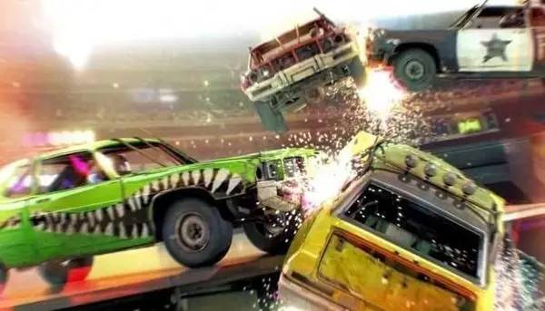 Момент активного игрового действия Dirt Showdown