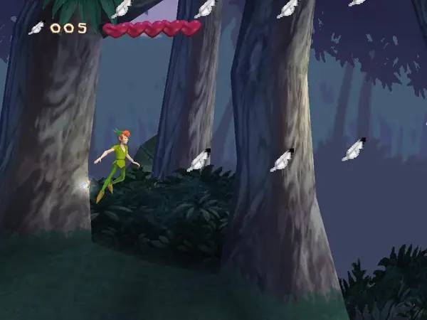 Момент активного игрового действия Disney's Peter Pan  Adventures in Never Land (игра)