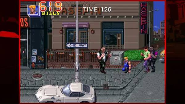 Момент активного игрового действия Double Dragon Trilogy