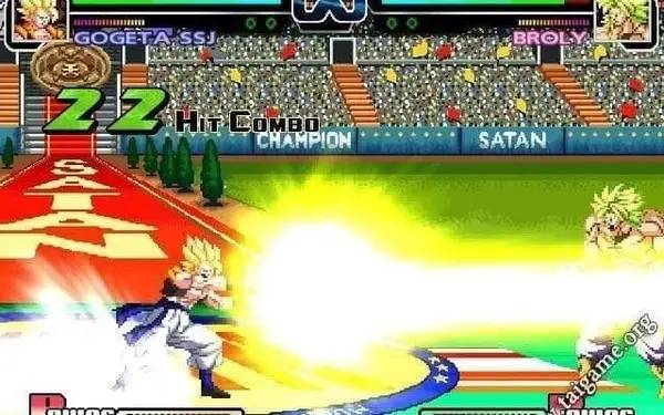 Момент активного игрового действия Dragon Ball Z M.U.G.E.N.