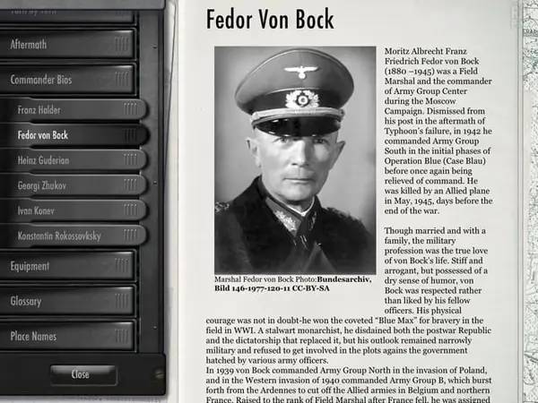 Момент активного игрового действия Drive on Moscow War in the Snow