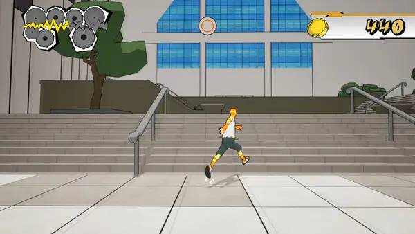 Момент активного игрового действия DRUMGUY