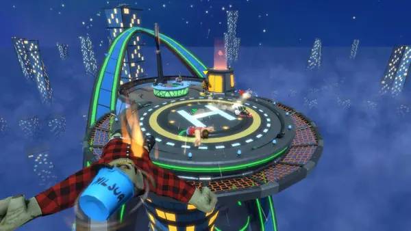 Момент активного игрового действия Drunk-Fu Wasted Masters