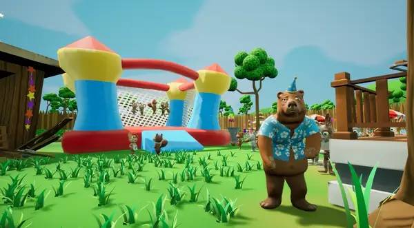 Момент активного игрового действия Drunken Dad Simulator