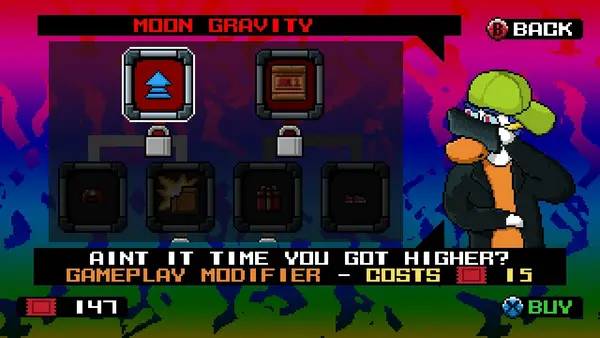 Момент активного игрового действия Duck Game