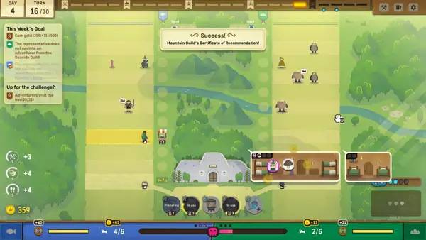 Момент активного игрового действия Dungeon Inn