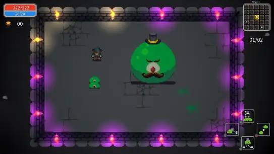 Момент активного игрового действия Dungeon Royale