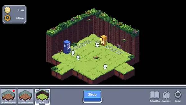 Момент активного игрового действия Dungeon Vending Machines