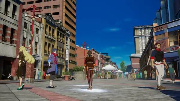 Момент активного игрового действия Dusk Diver 2