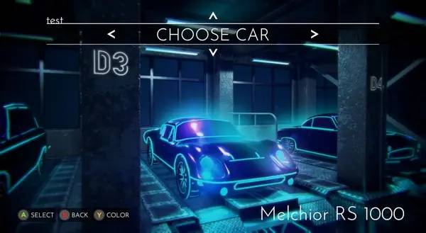 Момент активного игрового действия Electro Ride The Neon Racing