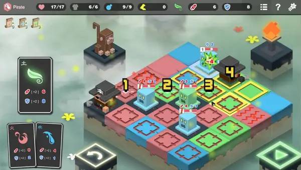 Момент активного игрового действия Elemental Abyss