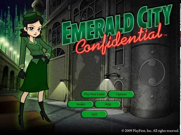 Момент активного игрового действия Emerald City Confidential