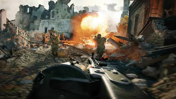 Момент активного игрового действия Enlisted  Reinforced