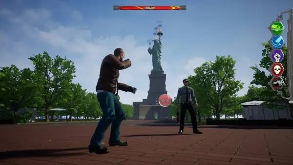 Момент активного игрового действия EVAN QUEST