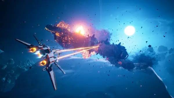 Момент активного игрового действия EVERSPACE 2