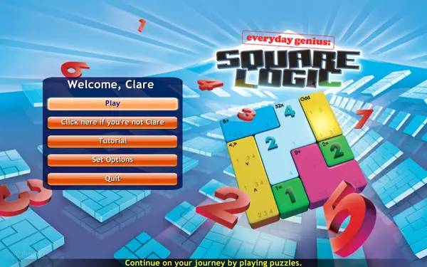 Момент активного игрового действия Everyday Genius SquareLogic