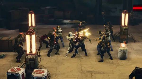 Момент активного игрового действия Exsys