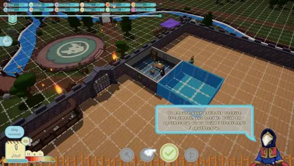 Момент активного игрового действия Fable Hospital