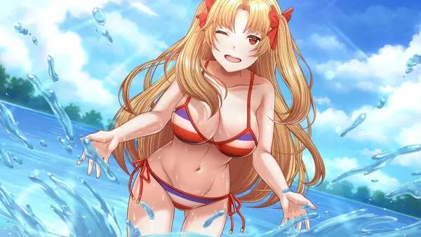 Момент активного игрового действия FALL GIRLS