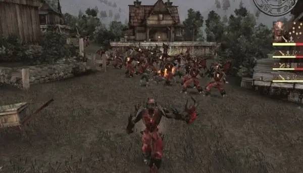 Момент активного игрового действия Fallen Lords Другой Мир