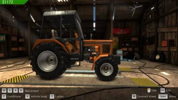 Момент активного игрового действия Farm Mechanic Simulator 2015