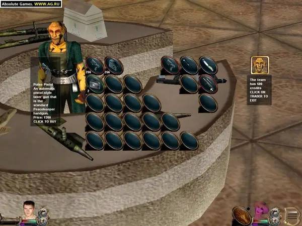 Момент активного игрового действия Farscape The Game