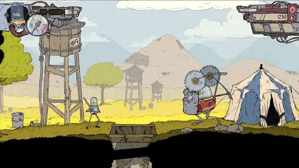 Момент активного игрового действия Feudal Alloy