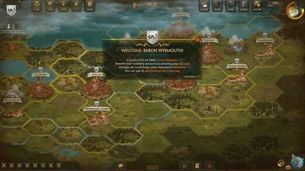 Момент активного игрового действия Feudums