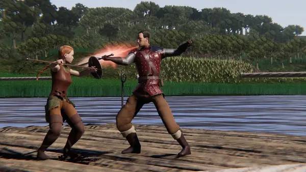 Момент активного игрового действия Fighters' Glory