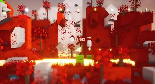 Момент активного игрового действия Finding summer