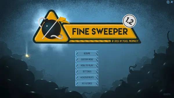 Момент активного игрового действия Fine Sweeper