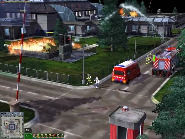 Момент активного игрового действия Fire Department 3