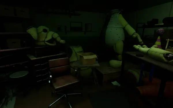 Момент активного игрового действия Five Nights at Freddy's  Secret of the Mimic