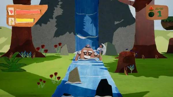 Момент активного игрового действия Floogen