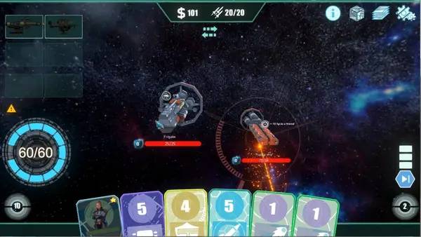 Момент активного игрового действия Folding Edge