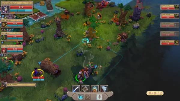 Момент активного игрового действия Fort Triumph