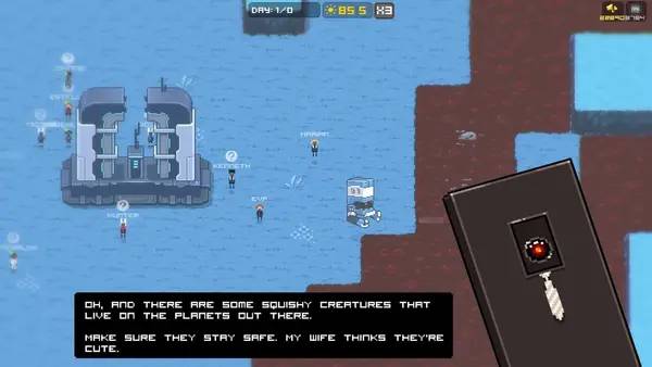 Момент активного игрового действия Freaking Meatbags