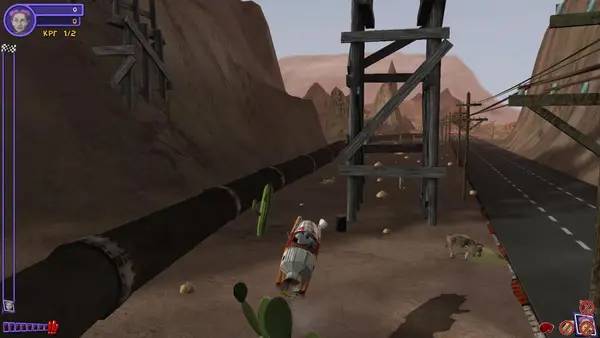 Момент активного игрового действия Freaks! Slammin' Traffic