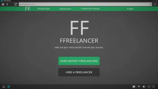 Момент активного игрового действия Freelancer Life Simulator