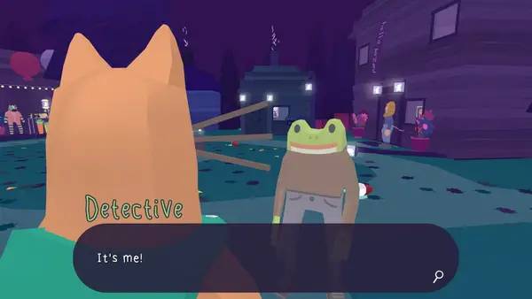 Момент активного игрового действия Frog Detective 2  The Case of the Invisible Wizard