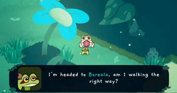 Момент активного игрового действия Frogsong