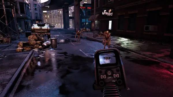 Момент активного игрового действия Frontline Heroes VR