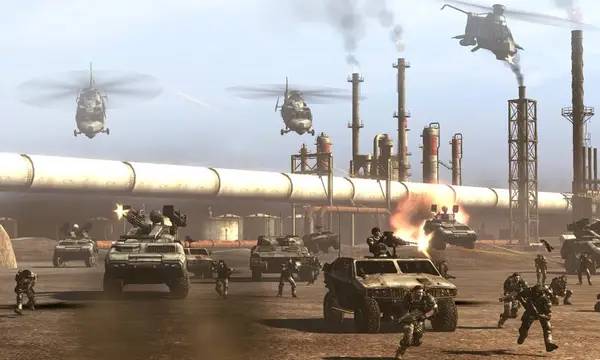 Момент активного игрового действия Frontlines Fuel of War