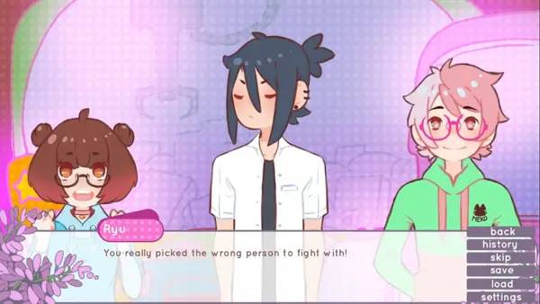 Момент активного игрового действия Fujiwara Bittersweet