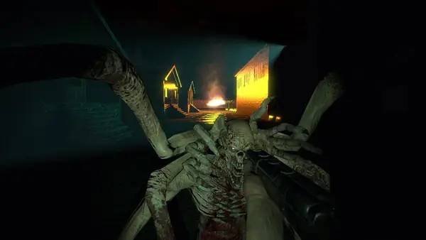 Момент активного игрового действия George A Horror Story