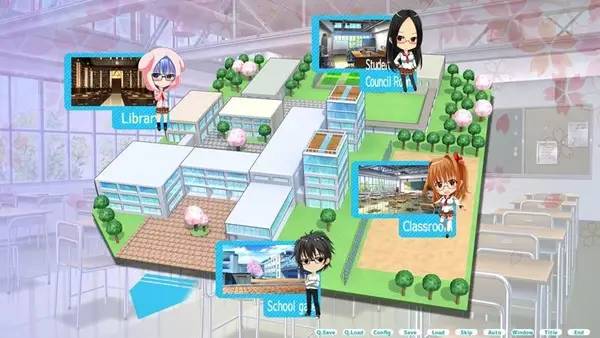 Момент активного игрового действия Girls in Glasses