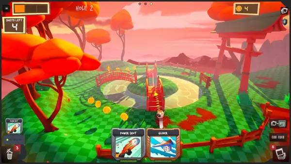 Момент активного игрового действия Golfie