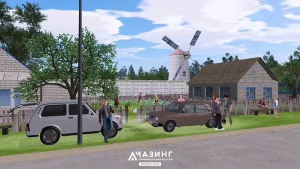 Момент активного игрового действия Grand Theft Auto  San Andreas - Криминальная россия MP