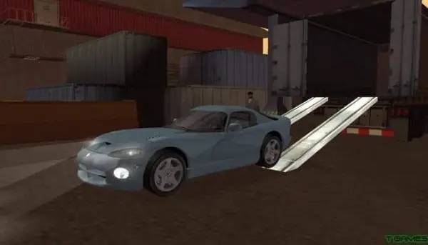 Момент активного игрового действия Grand Theft Auto San Andreas Real Cars